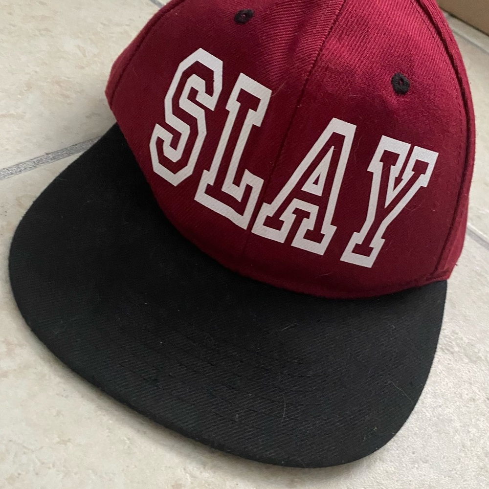 “Slay” Snapback Hat/Baseball Cap by Marek+Richard
